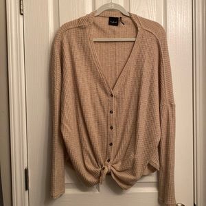 Out From Under JoJo Oversized Thermal Top.